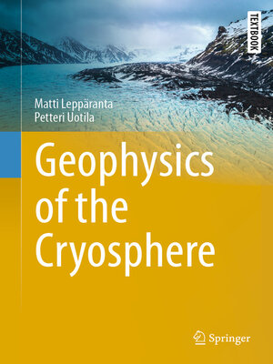 cover image of Geophysics of the Cryosphere
